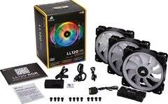 FAN PARA GABINETE LL SERIES 120MM RGB CO-9050072-WW (PACK COM 3 UNIDADES) na internet