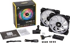 FAN PARA GABINETE LL SERIES 140MM RGB - CO-9050074-WW (PACK COM 2 UNIDADES) na internet