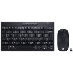 COMBO TECLADO+MOUSE SEM FIO DYNAMIC FLAT ABNT2/1200DPI PRETO USB - DC110