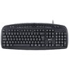 TECLADO MULTIMIDIA DYNAMIC 107 TECLAS + 20 TECLAS MULTIMIDIA ABNT2 RESISTENTE À ÁGUA 1.8M PRETO - DT140