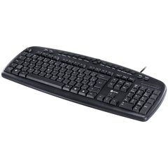 TECLADO MULTIMIDIA DYNAMIC 107 TECLAS + 20 TECLAS MULTIMIDIA ABNT2 RESISTENTE À ÁGUA 1.8M PRETO - DT140 - comprar online