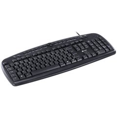 TECLADO MULTIMIDIA DYNAMIC 107 TECLAS + 20 TECLAS MULTIMIDIA ABNT2 RESISTENTE À ÁGUA 1.8M PRETO - DT140 na internet