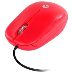 MOUSE DYNAMIC COLOR 1200 DPI 1.8M VERMELHO - DM134 na internet