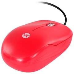 MOUSE DYNAMIC COLOR 1200 DPI 1.8M VERMELHO - DM134 - comprar online