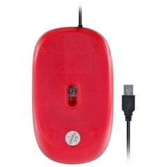 MOUSE DYNAMIC COLOR 1200 DPI 1.8M VERMELHO - DM134 - loja online