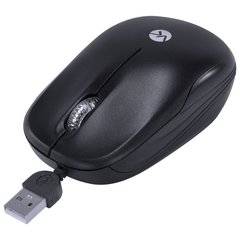 MOUSE RETRÁTIL DYNAMIC 1200DPI 1.5M PRETO - DM140 - Preech Informática - Informática e suas tecnologias