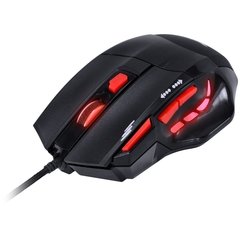 MOUSE VX GAMING BLACK WIDOW 2400 DPI AJUSTAVEL E 06 BOTOES PRETO COM VERMELHO - GM102 na internet