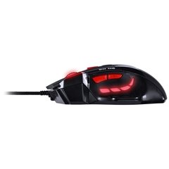 MOUSE VX GAMING BLACK WIDOW 2400 DPI AJUSTAVEL E 06 BOTOES PRETO COM VERMELHO - GM102