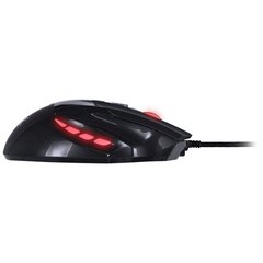 Imagem do MOUSE VX GAMING BLACK WIDOW 2400 DPI AJUSTAVEL E 06 BOTOES PRETO COM VERMELHO - GM102