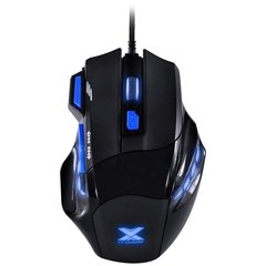 MOUSE VX GAMING BLACK WIDOW 2400 DPI AJUSTAVEL E 06 BOTÕES PRETO COM AZUL - GM104