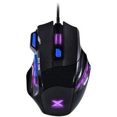 MOUSE VX GAMING BLACK WIDOW 2400 DPI AJUSTAVEL E 06 BOTÕES PRETO COM AZUL - GM104 na internet