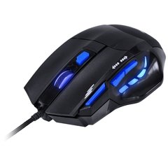 MOUSE VX GAMING BLACK WIDOW 2400 DPI AJUSTAVEL E 06 BOTÕES PRETO COM AZUL - GM104