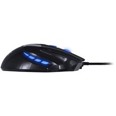 MOUSE VX GAMING BLACK WIDOW 2400 DPI AJUSTAVEL E 06 BOTÕES PRETO COM AZUL - GM104 - Preech Informática - Informática e suas tecnologias