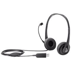 FONE HEADSET STEREO HP USB T1A67AA PRETO