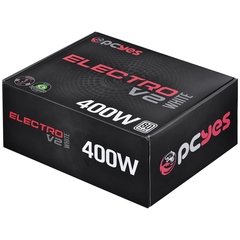 FONTE ATX 400W REAL ELECTRO V2 SERIES 80 PLUS WHITE 3 ANOS - ELV2WHPTO400W - Preech Informática - Informática e suas tecnologias