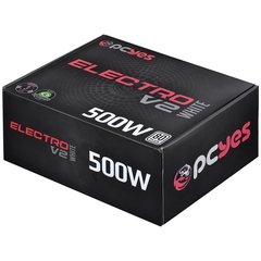 FONTE ATX 500W REAL ELECTRO V2 SERIES 80 PLUS WHITE 3 ANOS - ELV2WHPTO500W - Preech Informática - Informática e suas tecnologias