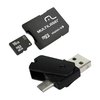 KIT DUAL OTG 4X1 CARTAO MICRO SD 16GB + ADAPTADOR+PEN DRIVE DUAL MC131