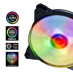 FAN PARA GABINETE MASTERFAN PRO 120MM AIR BALANCE RGB - MFY-B2DN-13NPC-R1