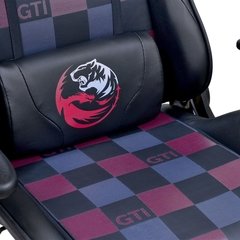 CADEIRA GAMER MAD RACER V8 GTI VERMELHO COM RODAS EM GEL - MADV8VMGTIGL - loja online