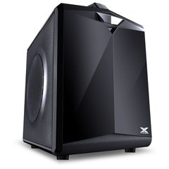 GABINETE VX GAMING CUBE COM ALÇA - MICRO ATX/MINI ITX, CUBO, 01 FAN 80MM SEM LED PRETO - CB1FPT