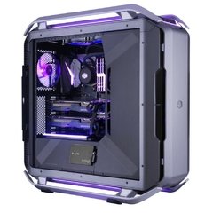 GABINETE COSMOS C700P - E-ATX FULL-TOWER RGB - LATERAL DE VIDRO TEMPERADO DUPLO CURVADO - MCC-C700P-MG5N-S00 - Preech Informática - Informática e suas tecnologias