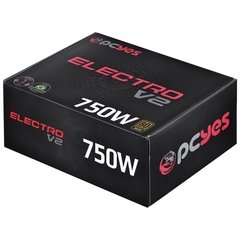 Imagem do FONTE ATX 750W REAL ELECTRO V2 SERIES 80 PLUS BRONZE 3 ANOS - ELECV2PTO750W-B