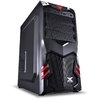 GABINETE VX GAMING AQUILA PRETO COM DETALHES VERMELHOS - AQSFVM