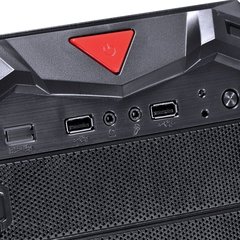 GABINETE VX GAMING AQUILA PRETO COM DETALHES VERMELHOS - AQSFVM - comprar online