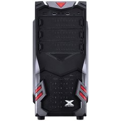 GABINETE VX GAMING AQUILA PRETO COM DETALHES VERMELHOS - AQSFVM - comprar online