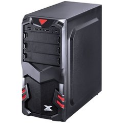 GABINETE VX GAMING AQUILA PRETO COM DETALHES VERMELHOS - AQSFVM na internet