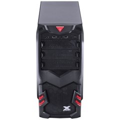 GABINETE VX GAMING AQUILA PRETO COM DETALHES VERMELHOS - AQSFVM - Preech Informática - Informática e suas tecnologias