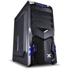 GABINETE VX GAMING AQUILA PRETO COM DETALHES AZUIS - AQSFAZ