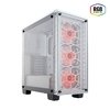 GABINETE CRYSTAL 460X RGB WHITE AÇO BRANCO / VIDRO TEMPERADO - CC-9011129-WW