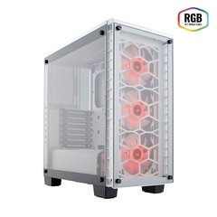 GABINETE CRYSTAL 460X RGB WHITE AÇO BRANCO / VIDRO TEMPERADO - CC-9011129-WW