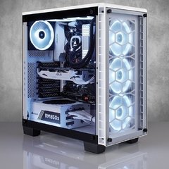 GABINETE CRYSTAL 460X RGB WHITE AÇO BRANCO / VIDRO TEMPERADO - CC-9011129-WW - Preech Informática - Informática e suas tecnologias