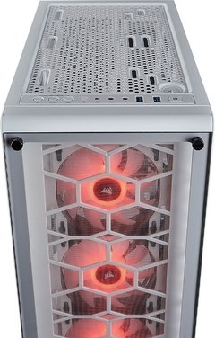 GABINETE CRYSTAL 460X RGB WHITE AÇO BRANCO / VIDRO TEMPERADO - CC-9011129-WW - comprar online