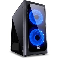 GABINETE MID-TOWER VENUS PRETO COM 2 FANS LED 7 CORES LATERAL EM ACRÍLICO - VENPT7C2FCA na internet