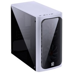 Imagem do GABINETE MID-TOWER VENUS BRANCO COM 2 FANS LED 7 CORES LATERAL EM ACRÍLICO - VENBC7C2FCA