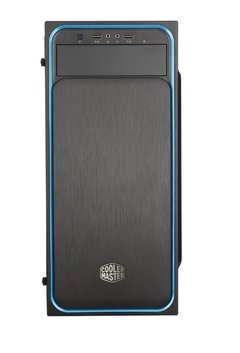 GABINETE MASTERBOX E500L - MCB-E500L-KA5N-S00 - AZUL - Preech Informática - Informática e suas tecnologias