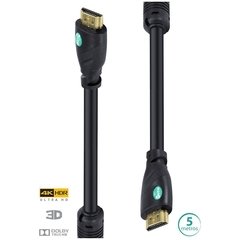 CABO HDMI 2.0 4K ULTRA HD 3D CONEXÃO ETHERNET COM FILTRO 5 METROS - H20F-5