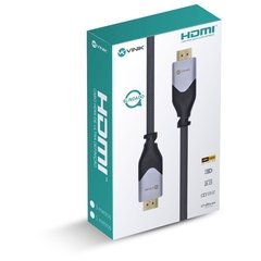 CABO HDMI 2.0 4K ULTRA HD 3D CONEXÃO ETHERNET BLINDADO EM NYLON 3 METROS - H20B-3 - Preech Informática - Informática e suas tecnologias