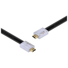 CABO HDMI 2.0 4K ULTRA HD 3D CONEXÃO ETHERNET FLAT COM CONECTOR DESMONTÁVEL 3 METROS - H20FL-3 - comprar online