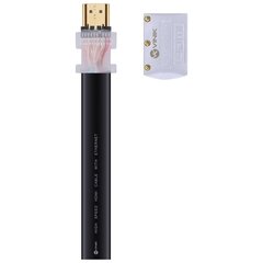 CABO HDMI 2.0 4K ULTRA HD 3D CONEXÃO ETHERNET FLAT COM CONECTOR DESMONTÁVEL 3 METROS - H20FL-3 - Preech Informática - Informática e suas tecnologias