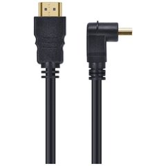 CABO HDMI 2.0 4K ULTRA HD 3D CONEXÃO ETHERNET COM 01 CONECTOR 90º 2 METROS - H2090-2 - comprar online