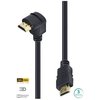 CABO HDMI 2.0 4K ULTRA HD 3D CONEXÃO ETHERNET COM 01 CONECTOR 90º 3 METROS - H2090-3