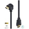 CABO HDMI 2.0 4K ULTRA HD 3D CONEXÃO ETHERNET COM 01 CONECTOR 90º 5 METROS - H2090-5