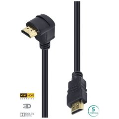 CABO HDMI 2.0 4K ULTRA HD 3D CONEXÃO ETHERNET COM 01 CONECTOR 90º 5 METROS - H2090-5