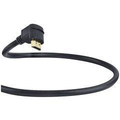 CABO HDMI 2.0 4K ULTRA HD 3D CONEXÃO ETHERNET COM 01 CONECTOR 90º 5 METROS - H2090-5 - Preech Informática - Informática e suas tecnologias