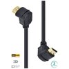 CABO HDMI 2.0 4K ULTRA HD 3D CONEXÃO ETHERNET CONECTORES 90° 2 METROS - H20B90-2