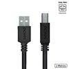 CABO USB A 2.0 MACHO PARA USB B 2.0 MACHO 3 METROS - PUABM2-3